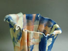 Porcelain Folded Form (h13 x w14 x d11cm)