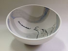 'Birdsong' 3, Porcelain Bowl width 17cms