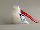 Bone China bird, blue series, small